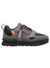 Urbanart Mens Play 2 Faux Nubuck Mesh Sneaker - Grey