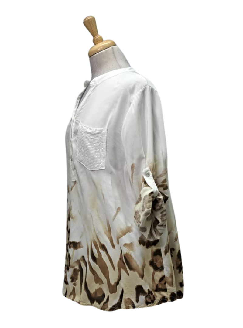 Made In Italy Jezebel Top - Brown