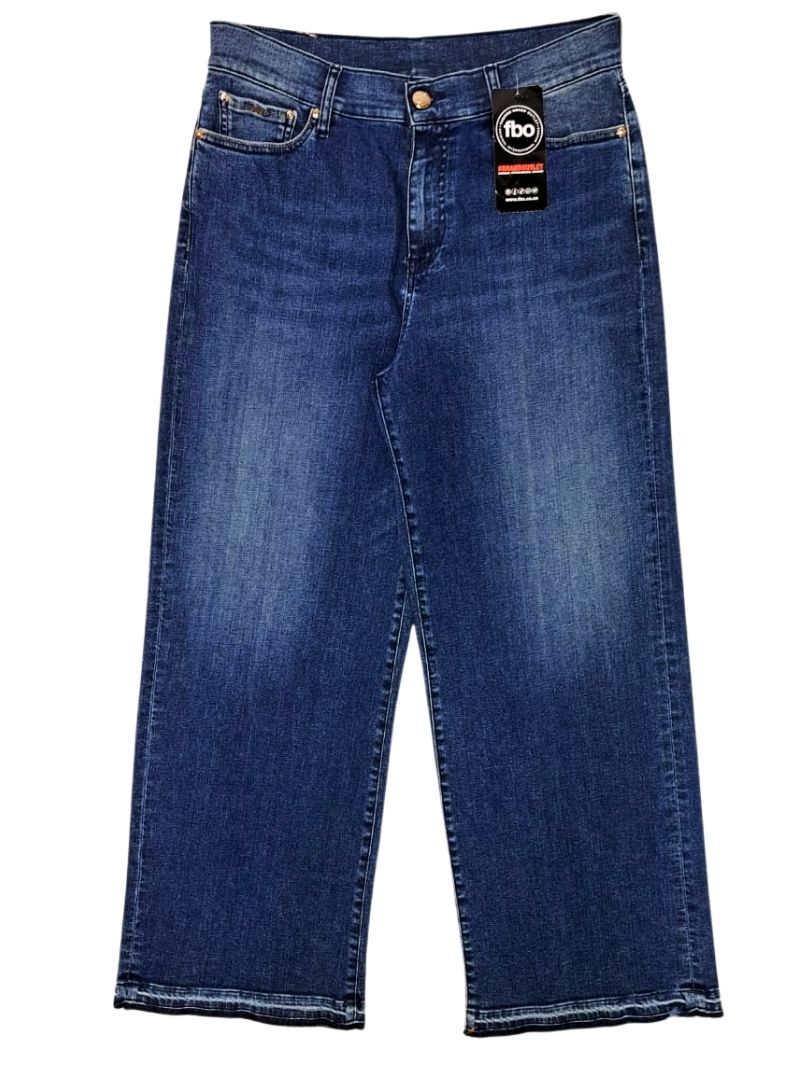 Gas Denim Ladies Raw Edge Jean - Blue