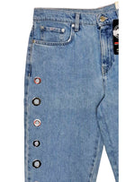 Gas Denim Ladies Juice Rings Jean - Blue