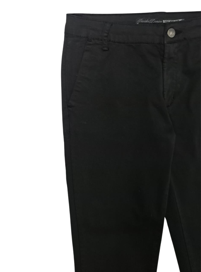 Inside Ladies Chino Trouser - Black