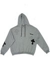 Mennace Mens Detailed Hoody - Grey