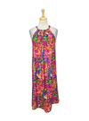 Olivy Ladies Hineck Halter Midi Dress - Multi