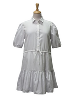 Cropp Ladies Short Ruffle Dress - White