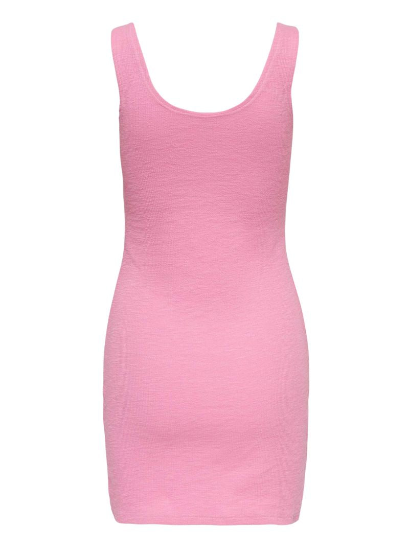 BASIC RIBBED FITTED DRESS