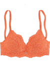 S.oliver Ladies Lace Detailed Soft Padded Bra - Orange