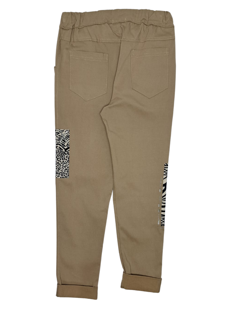 Made In Italy Ladies Eva Pants - Brown