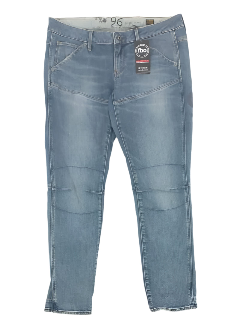 HERITAGE EMBRO TAPERED JEAN