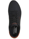 Skechers Mens Suited On Air Sneakers - Black/Brown