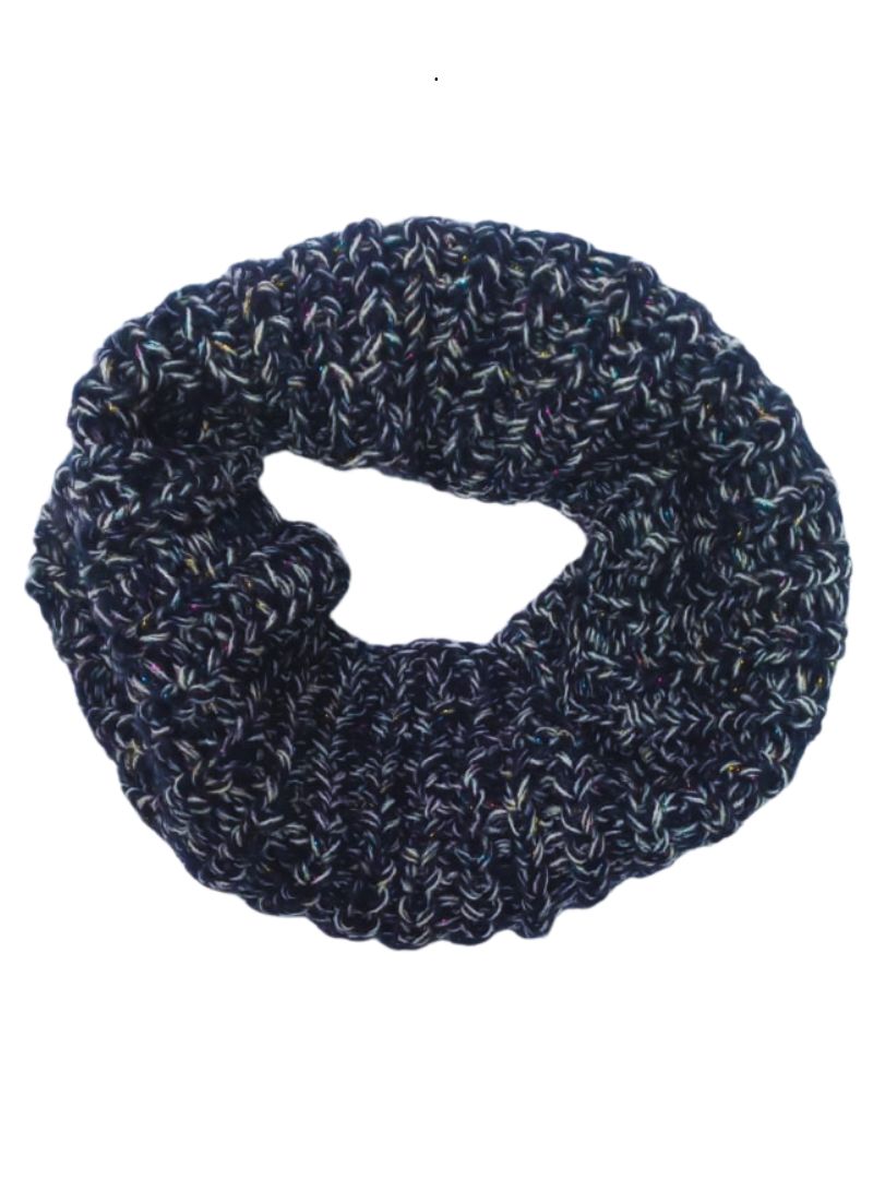 S.oliver Kids Detailed Knit Scarf - Navy
