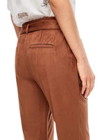 BASIC SUEDE TROUSER