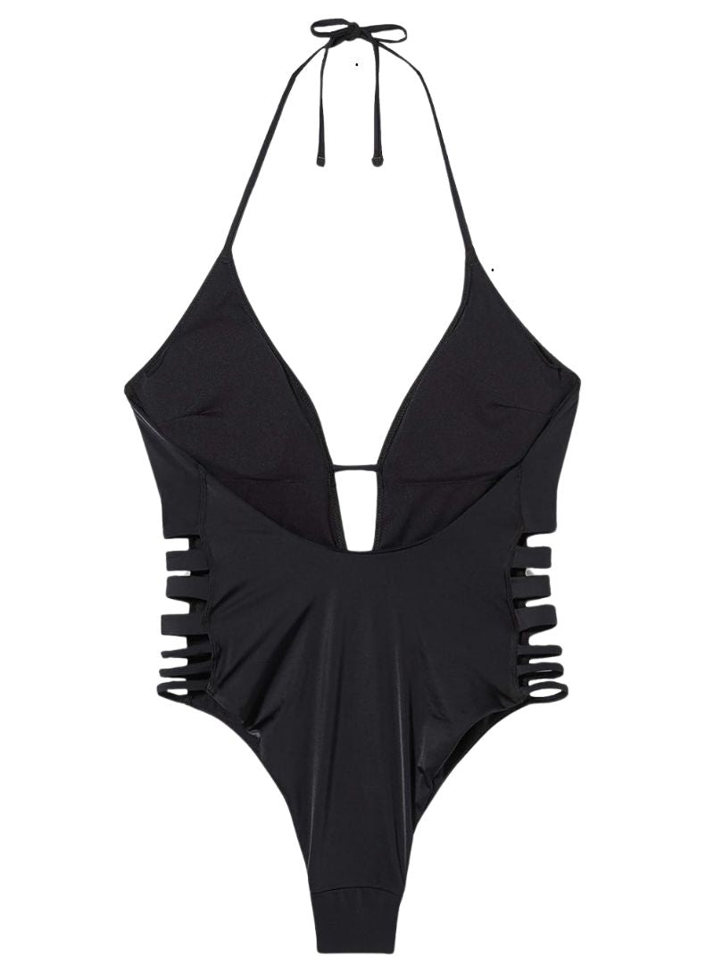 LOW BACK CUT OUT DETAILED SWIMSUIT