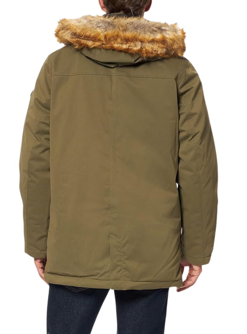 Tom Tailor Mens Hooded Jacket - Green