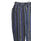 Inside Ladies Detailed Trouser - Blue/Black/White