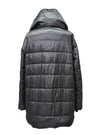 Basler Ladies Light Weight Hooded Puffer Jacket - Grey