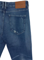 SPLASH DISTRESS SKINNY FIT DENIM