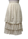 Be Gold Ladies Polka Dot Skirt - Cream