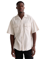 Jack & Jones Mens Linen Shirt - Khaki