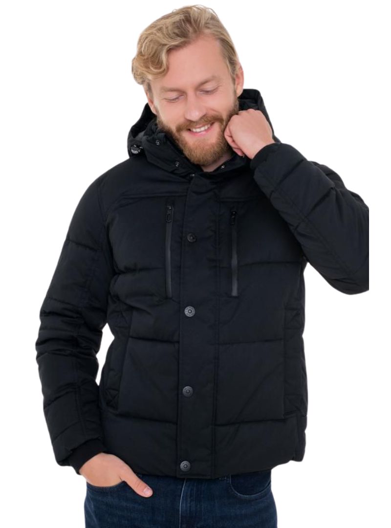 HOODED PUFFER JACKET