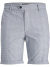 DETAILED CHECK SHORTS