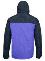 TWO TONE HOODED JACKET