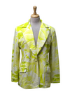Vanessa Gounden Payton Formal Jacket - Lime/White