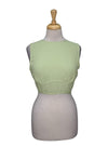Leger Ladies Back Tie Crop Top - Green