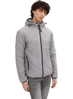 PATTERNED LIGHT WEIGHT HOODED JACKET