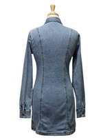 House Ladies Denim Dress - Blue