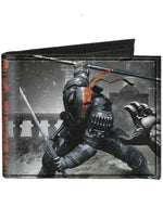 Buckle-Down Detailed Unisex-Adult's Wallet - Grey/Black