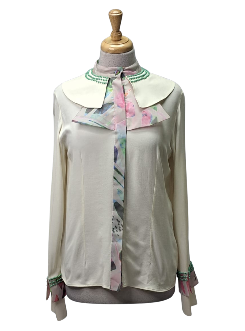 Vanessa Gounden Sample Shirt - Cream