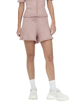 RELAXED FIT RIBBED KNIT SHORTS
