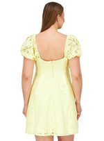 RUFFLE CHIFFON MINI DRESS