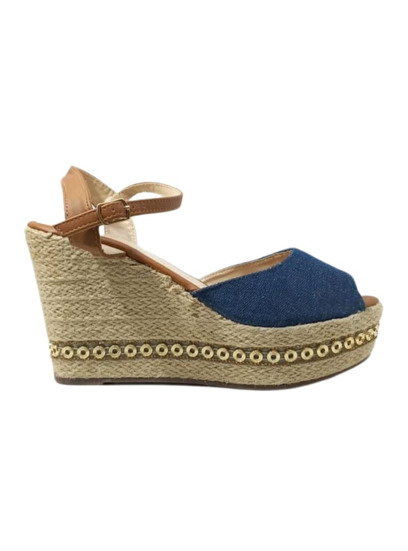 PEEP TOE DETAILED WEDGE HEEL