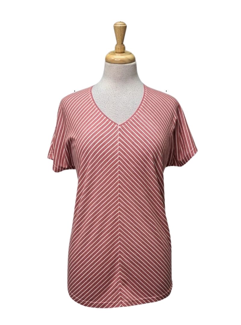 Lascana Ladies Striped Detail Top - White