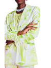 Vanessa Gounden Payton Formal Jacket - Lime/White