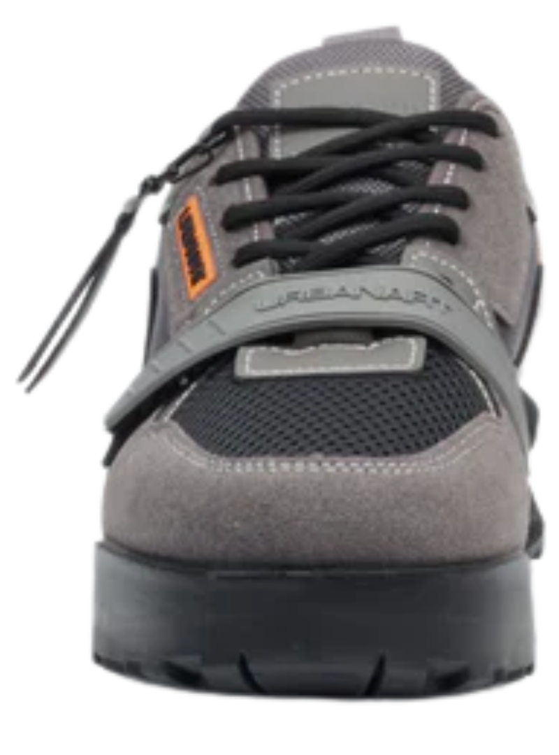 Urbanart Mens Play 2 Faux Nubuck Mesh Sneaker - Grey
