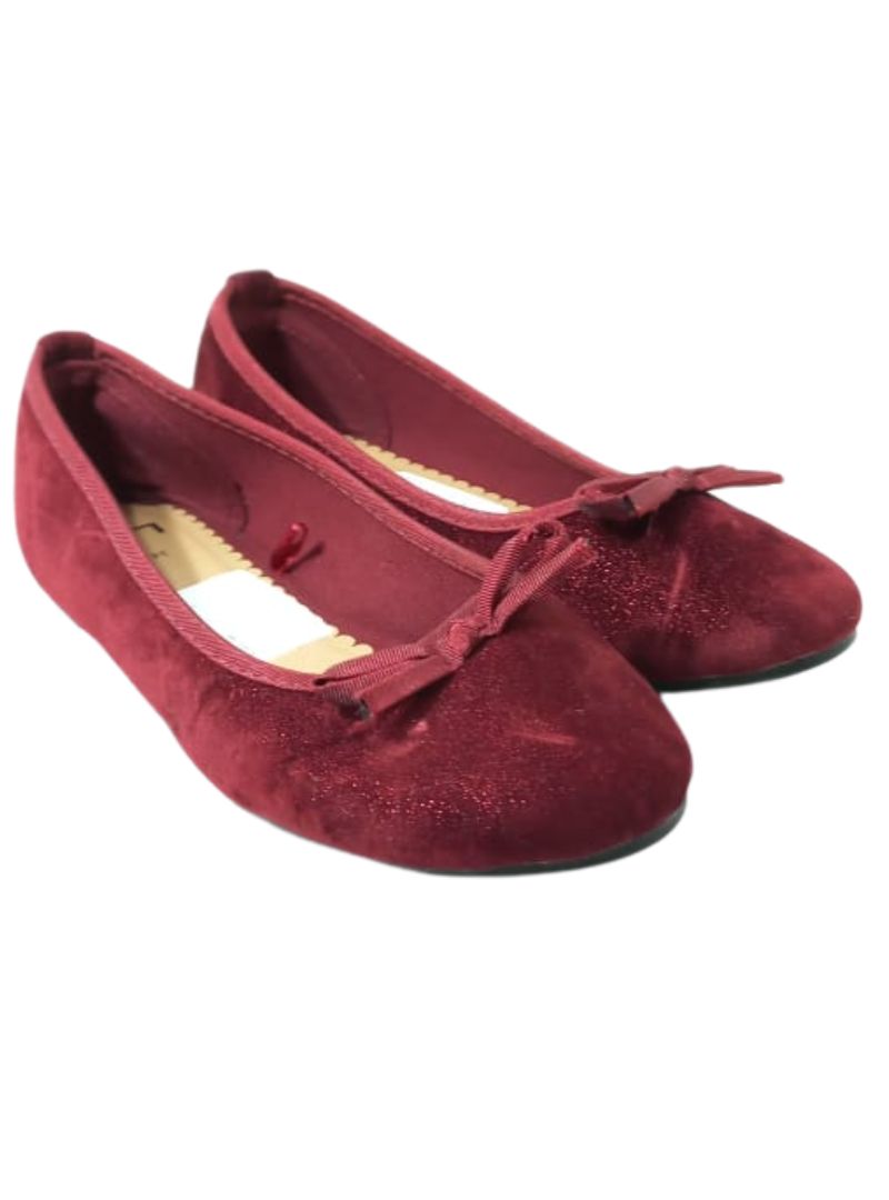 VELVET BOW DETAIL PUMP