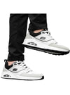 Skechers Mens Retro One Sneakers - White/Grey/Black