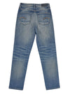 DISTRESSED STRAIGHT LEG DENIM