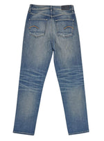 DISTRESSED STRAIGHT LEG DENIM