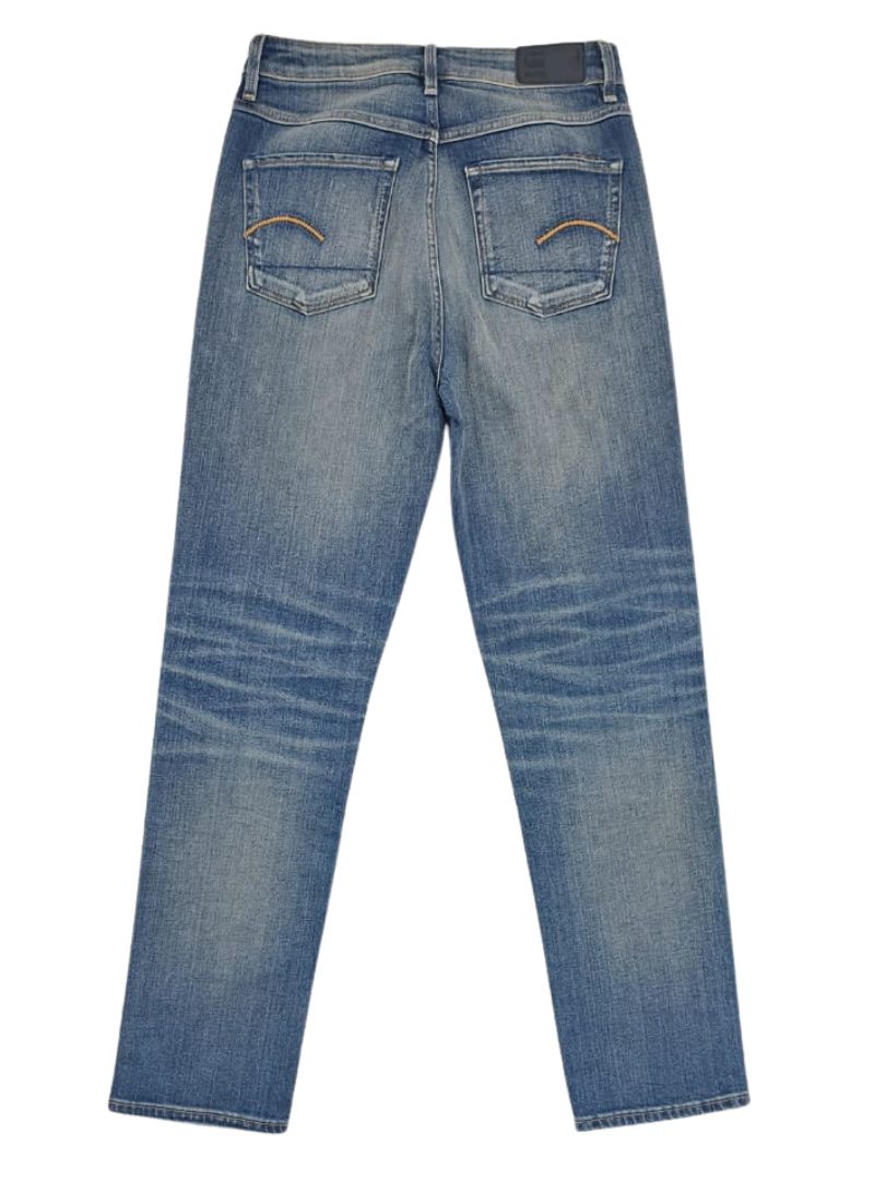 DISTRESSED STRAIGHT LEG DENIM
