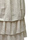 Be Gold Ladies Polka Dot Skirt - Cream