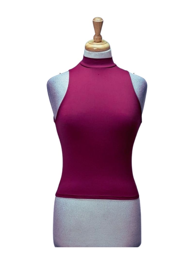 Inside Ladies Sleeveless Top - Maroon