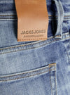 Jack & Jones Mens Glenn Slim Fit Jeans - Blue/White