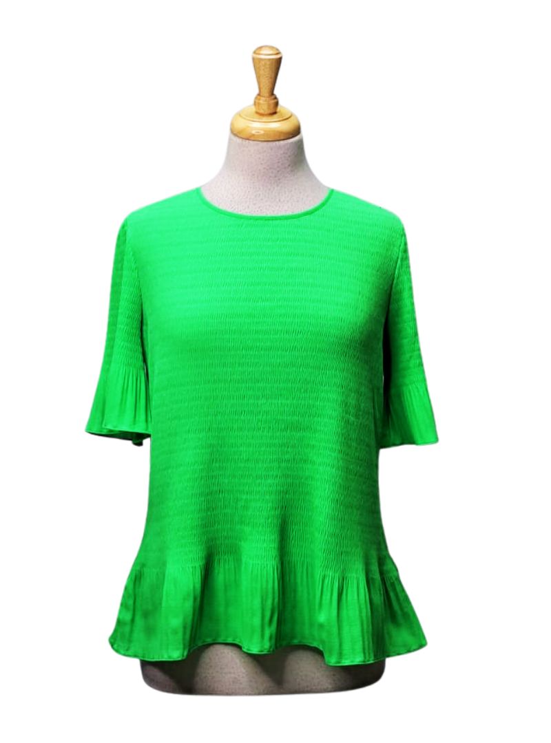 Pfeffinger Ladies Detailed Blouse - Green