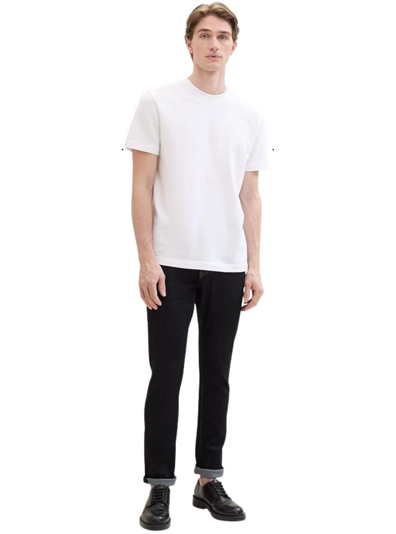 Tom Tailor Mens Josh Regular Slim Jean - Black
