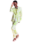 Vanessa Gounden Payton Formal Jacket - Lime/White