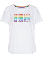 Lascana Ladies Casual T-shirt - White/Multicolor