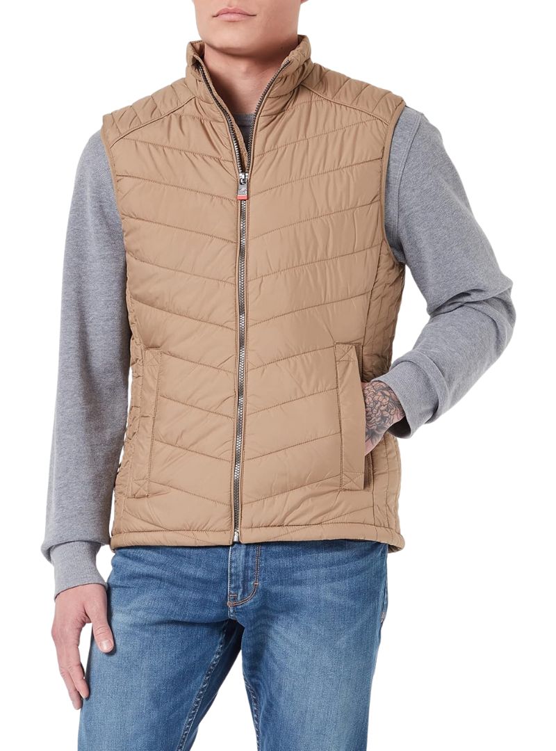 Tom Tailor Mens Bodywarmer - Brown
